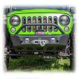 Jeep JK/JL/JT Front Bumper with Skid Plate & Recessed Winch Mount | 2007–2025 Turn Offroad