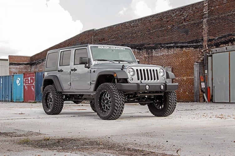 Rough Country 4 Inch Lift Kit 4-Door | Jeep Wrangler JK 2WD/4WD (2007-2018)