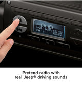 Jeep Wrangler Freedom Ride-On Toy Car with Fog Lights and Sounds - 12 Volt Power Wheels