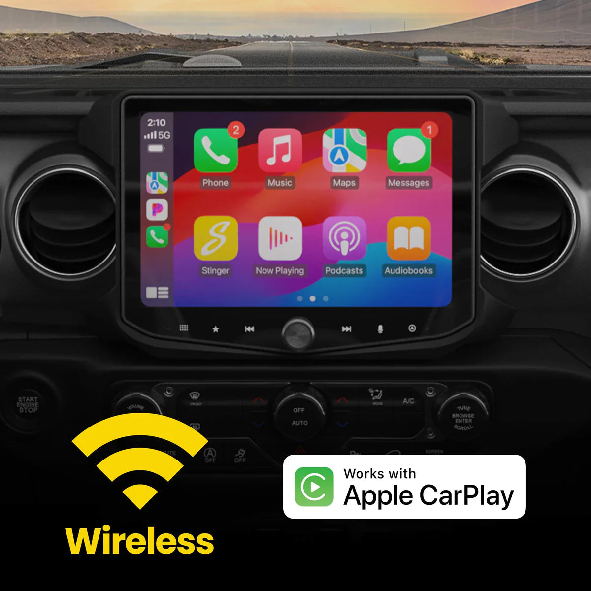 Stinger HORIZON10 10" Radio Fully Integrated Kit W/ Vehicle And Off-Road  I '18-'23 Jeep JL Wranglers/ '20-'23 Jeep JT Gladiators
