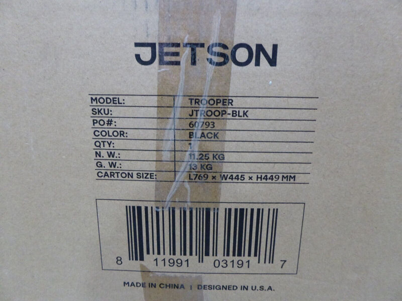 Jetson 6V Trooper Electric Ride-On with Foot Pedal Acceleration, 4 MPH, Black & Red - Brand New