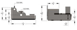 JK Heavy Duty Stock Front Trackbar Bracket