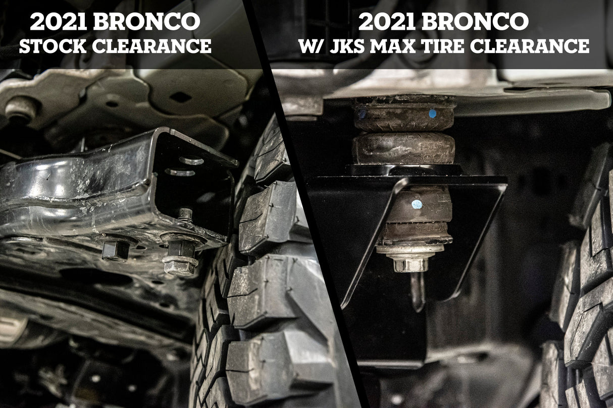 Max Tire Clearance Kit | Ford Bronco (21-26) JKS Manufacturing