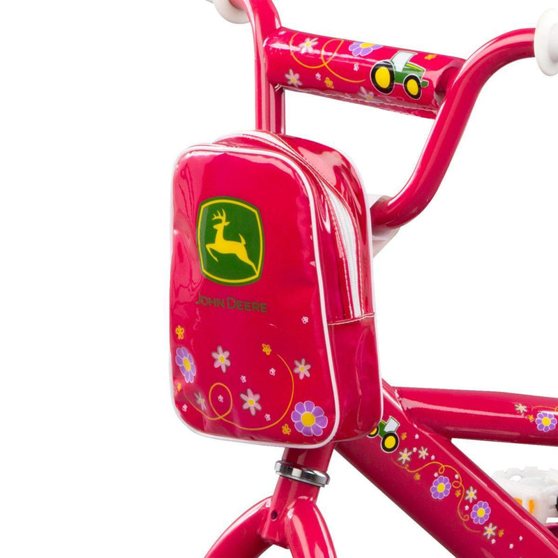 John Deere 12 Heavy Duty Pink Kids Bike for Endless Outdoor Fun