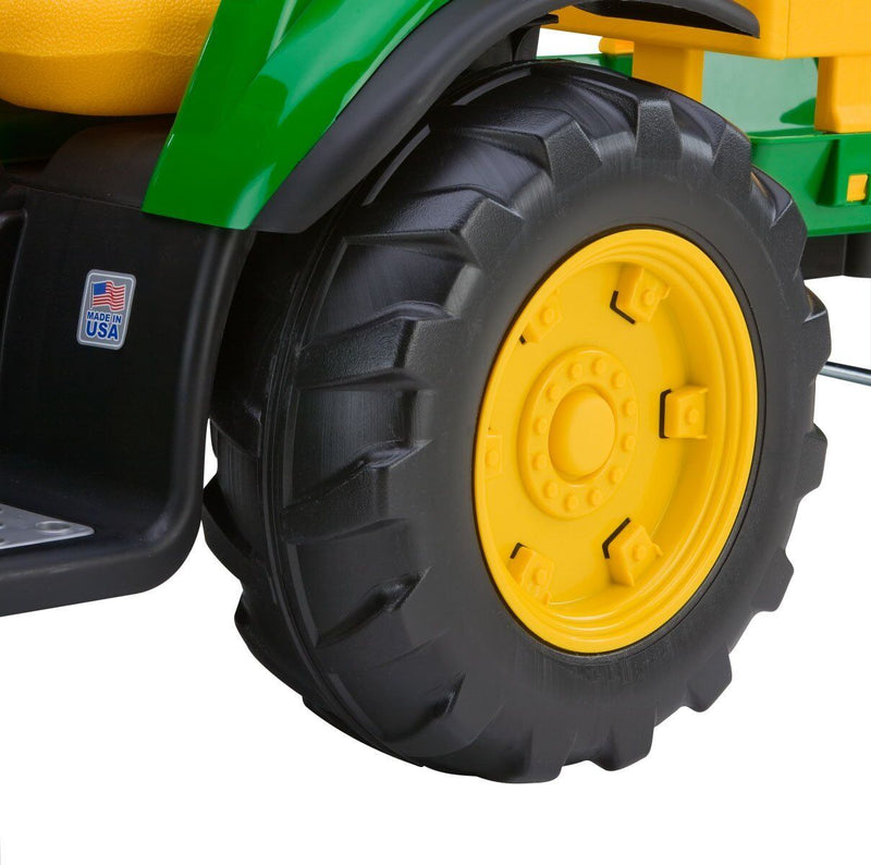 John Deere Ground Force Tractor and Trailer Set by Peg Perego