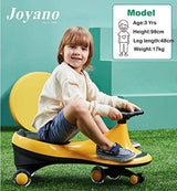 Joyano® LED Swing Car with Flashing Wheels for Kids - Wiggle and Ride Fun!