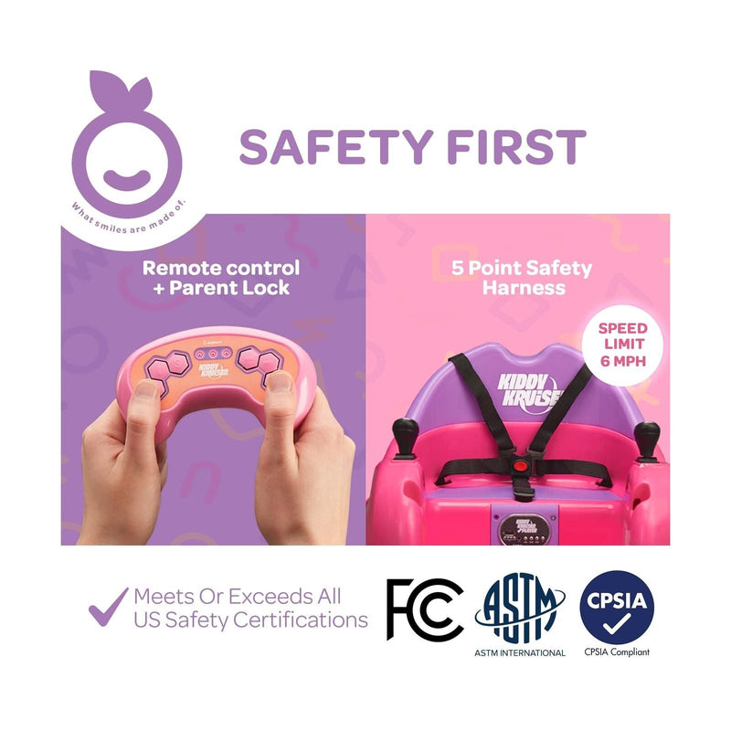 JoyBerri Bumper Car for Toddlers - Electric Ride On Toy for Babies and Kids