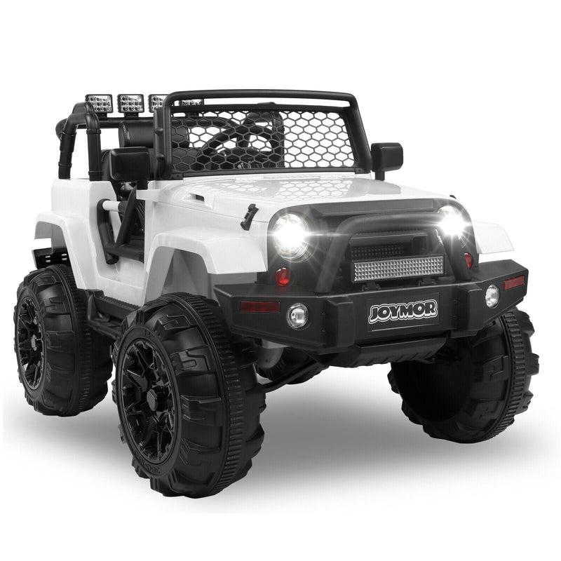 JOYMOR 12V Kids Ride on Truck with Remote Control, Spring Suspension, Music, and Horn