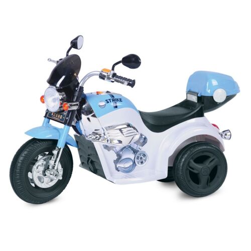 K.I.D-M.O.T.O.R.Z 6V Motorcycle Ride-On Vehicle in Blue