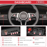 6V Audi TT RS Kid Electric Sports Car with Remote Control Ride-On
