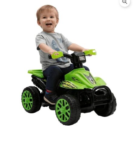 Kalee Adventure ATV 6V Unisex Ride On for Kids Ages 2-5 in Green and Black