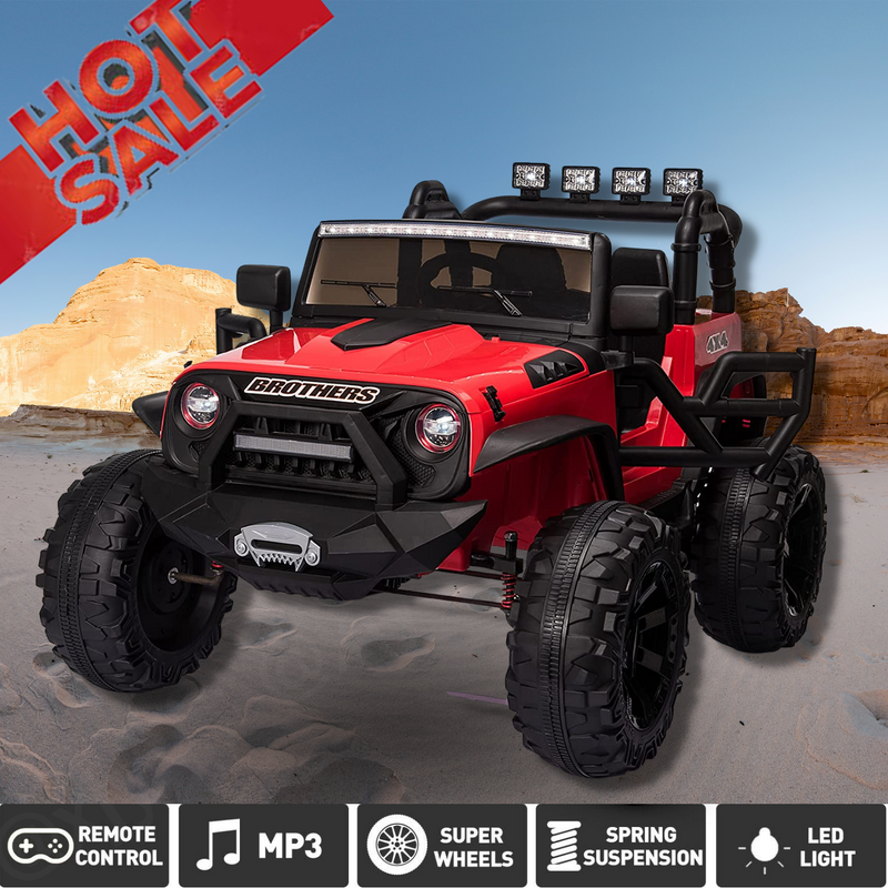 Kid Ride on Toy Car with Remote Control - Electric Truck for Children, Perfect Gift!