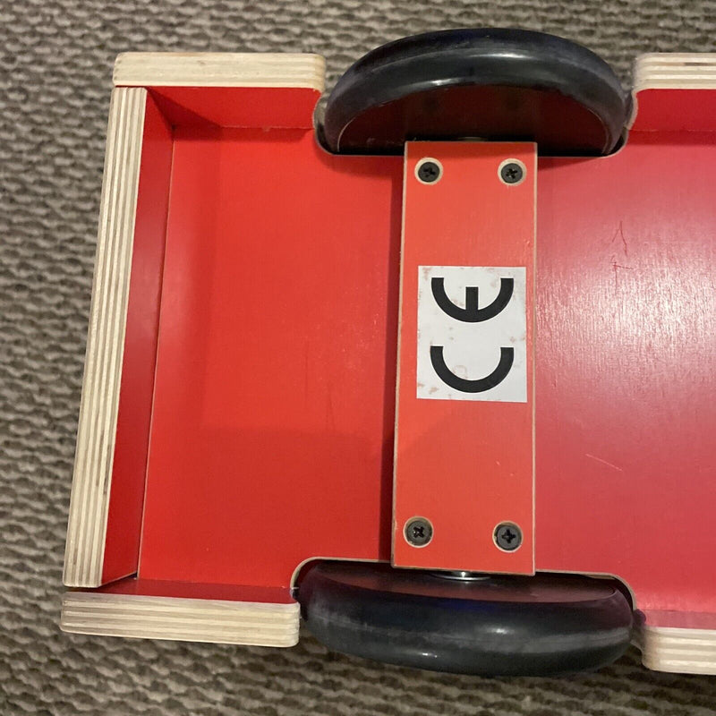 Kiddimoto London Bus Walker and Ride-On Toy for Toddlers (12-24 Months)