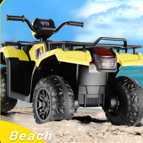 Kids Electric ATV with AUX and USB, 4-Wheeler Ride-On Car for Children - 12V