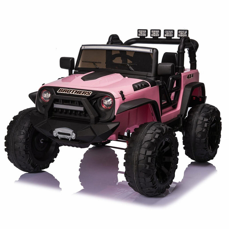Kids Electric Jeep 24V with Remote Control, LED Lights, MP3, and USB