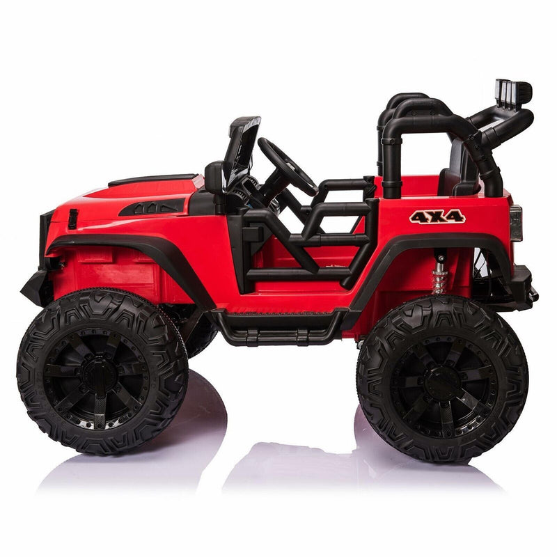 2-Seater 24V Electric Ride-On Toy Truck for Kids with Remote Control