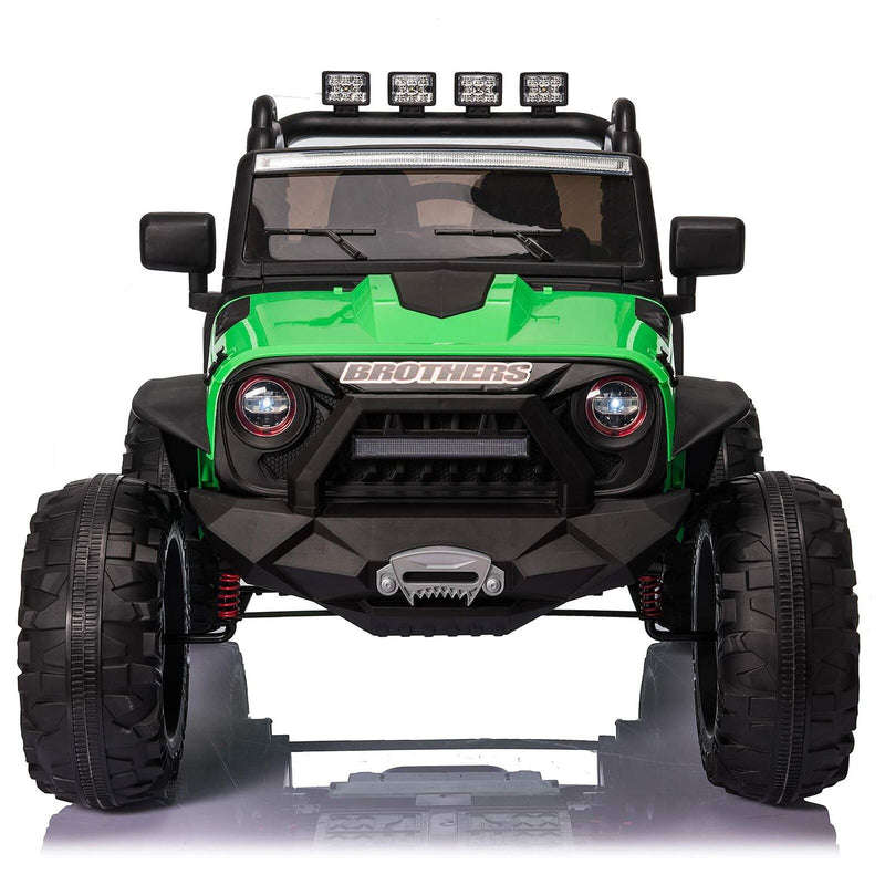 2-Seater 24V Electric Ride-On Toy Truck for Kids with Remote Control
