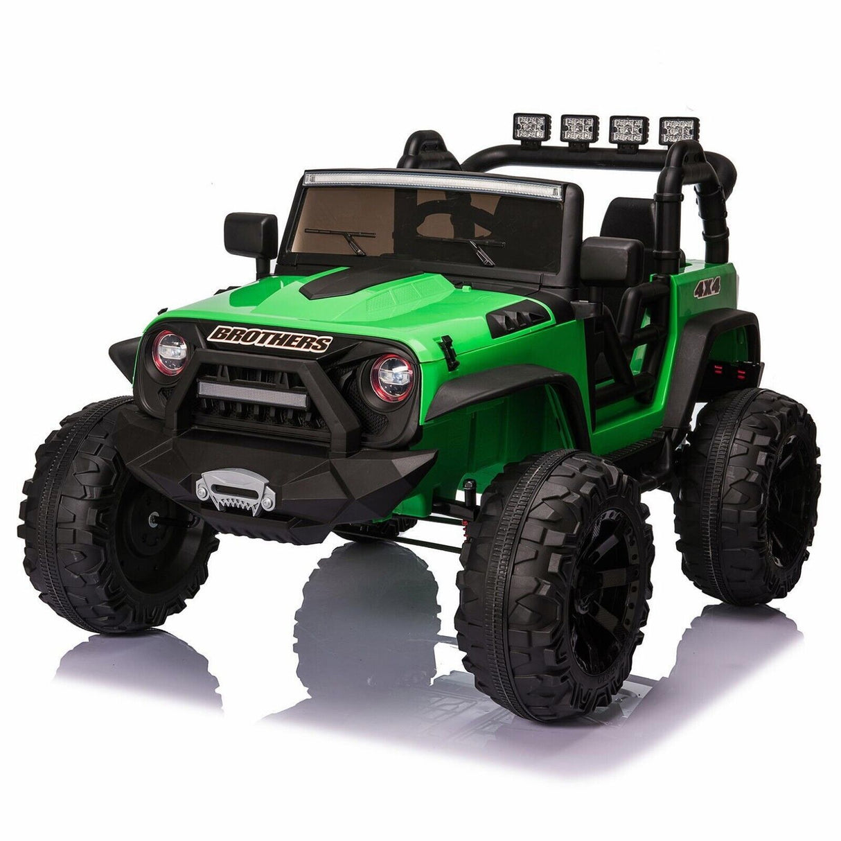 2-Seater 24V Electric Ride-On Toy Truck for Kids with Remote Control