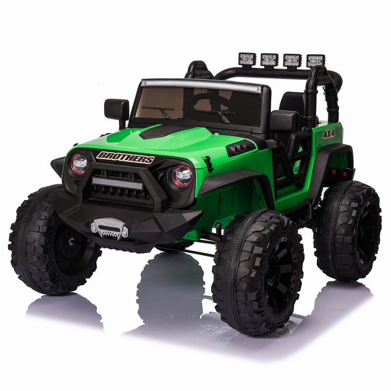400W Electric Ride-On Truck for Kids with Remote Control and LED Lights - 24V Powered Vehicle