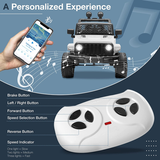 Kids Electric Jeep Truck with Remote Control, 3 Speeds, LED Lights, and MP3 Player - 24V/12V