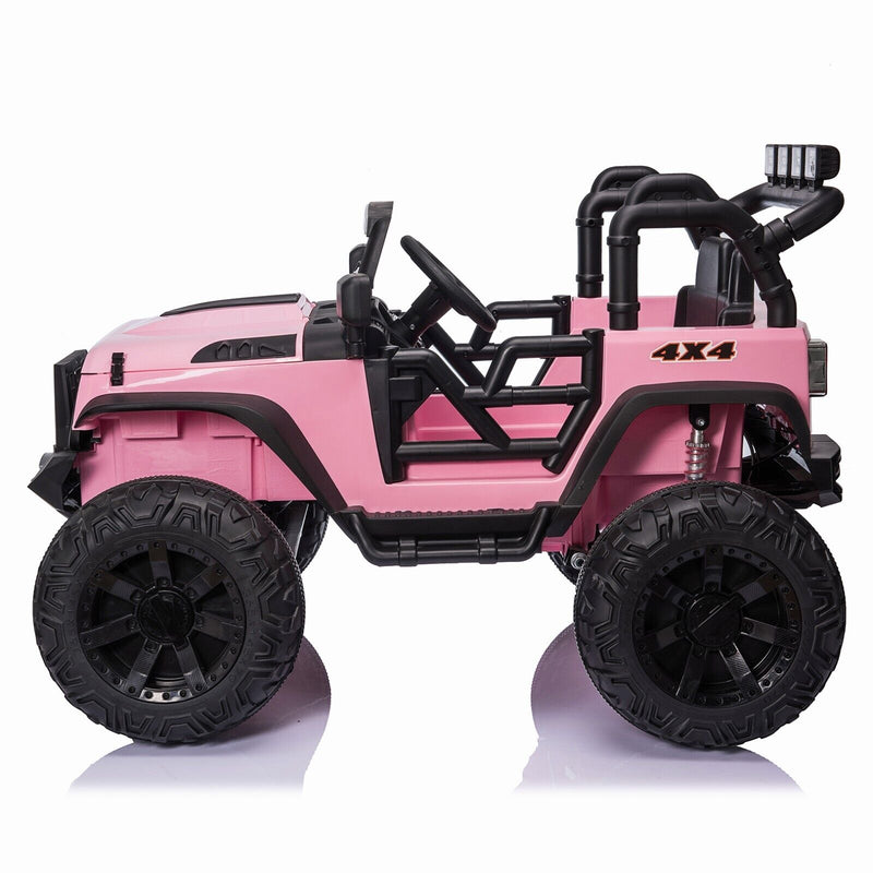 400W Electric Kids Truck JEEP with MP3, LED Lights, and Remote Control - 24V Ride On Car for Kids