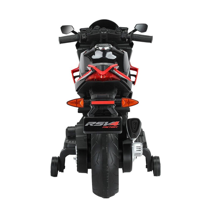 Kid's Electric Motorcycle with LED Lights and Bluetooth - 12V Ride-On Motorbike