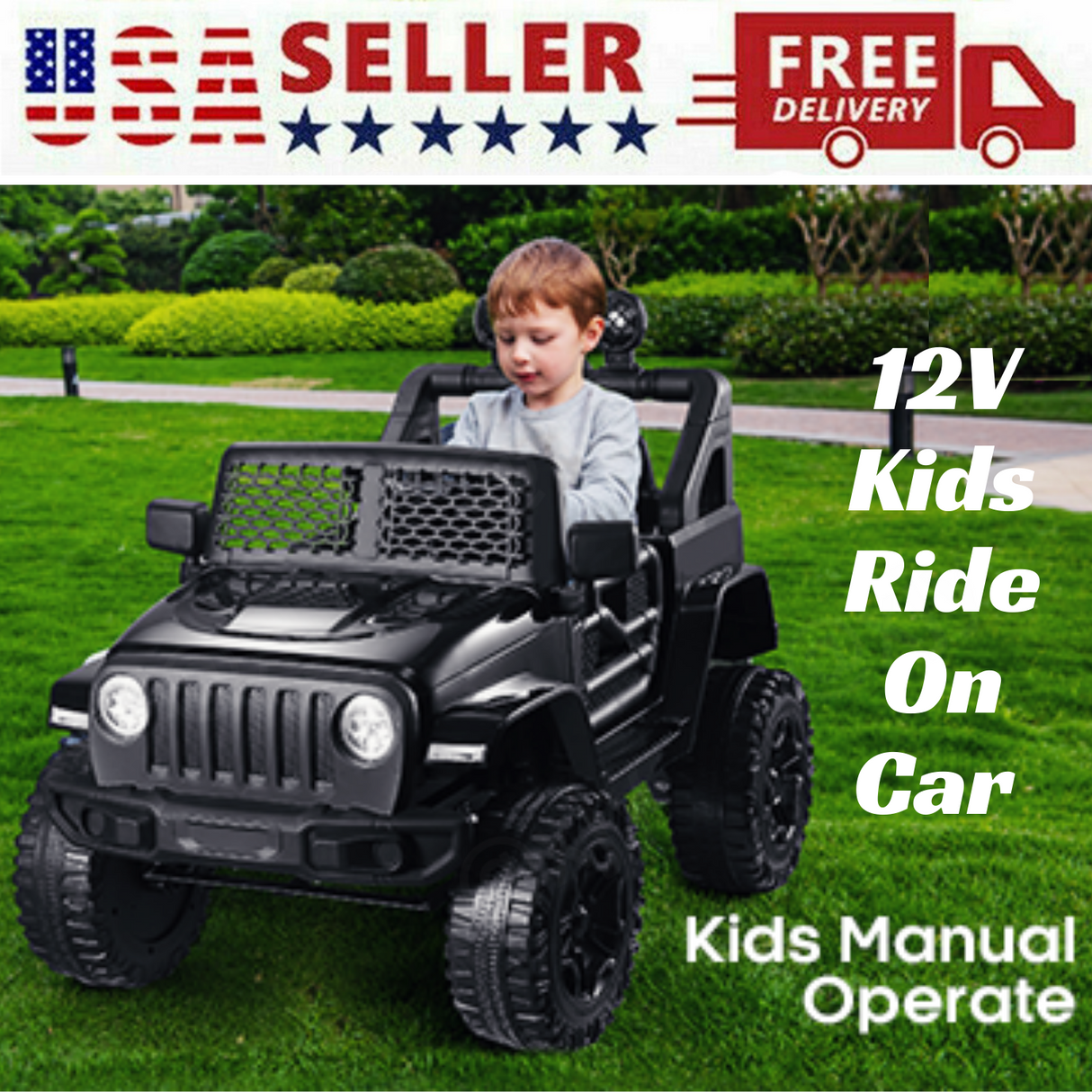 Kids Lamborghini Electric Ride-On Car with Remote Control - 24/12V Truck Design