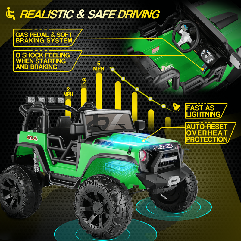 Electric Ride-On Toy Car for Kids with Remote Control and MP3 Player