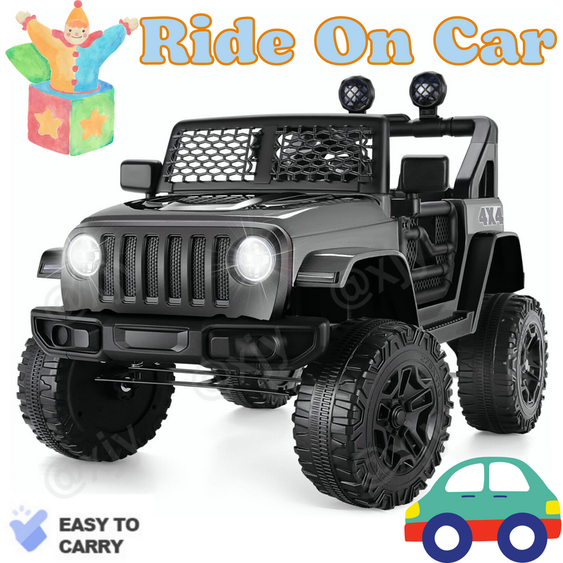 Kids Electric Ride-On Car with Remote Control and MP3 Player - 24/12V Children's Toy Truck
