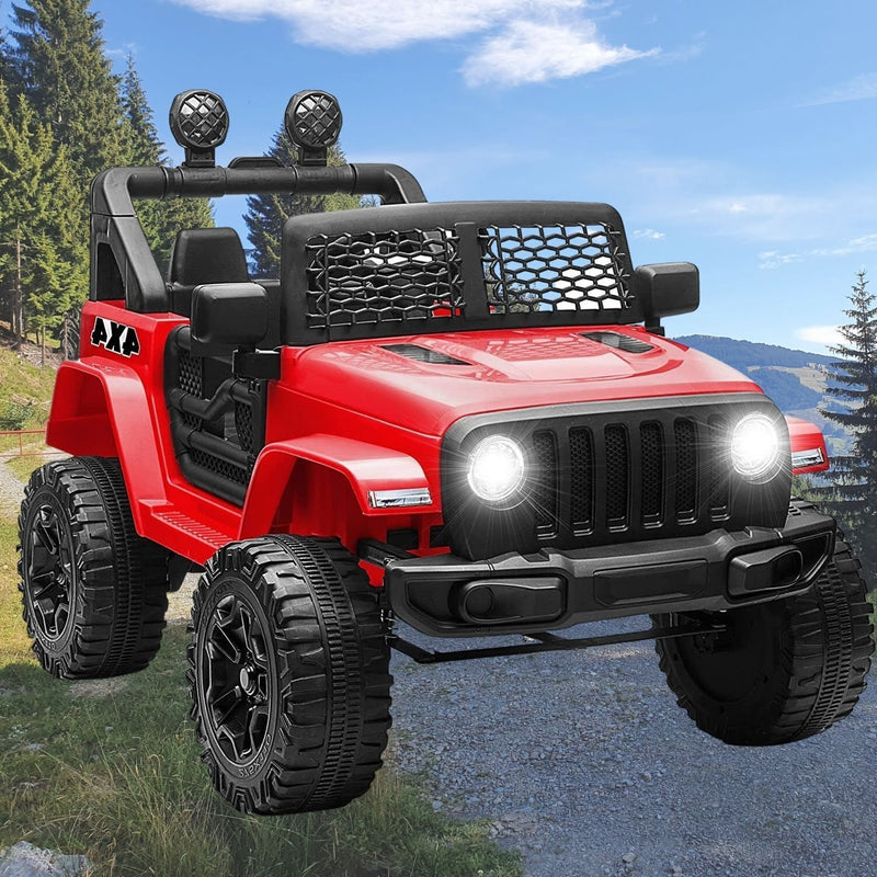 Kids Electric Ride On Car with Remote Control and MP3 Player - 2 Seater 12V Truck with 7AH Power