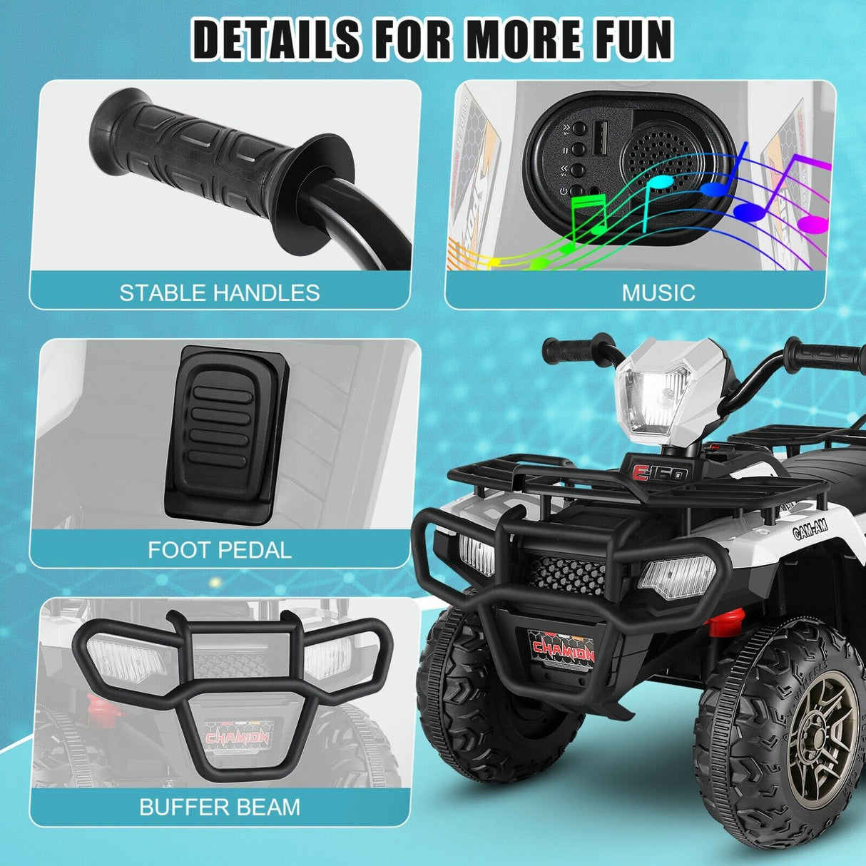 Kid Ride on Electric Car Truck with Remote Control - Perfect Gift for Children 24/12V