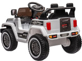 12V Electric Ride On Jeep Toy Car for Kids with Remote Control, Music, and LED Lights - 3 Speed Options