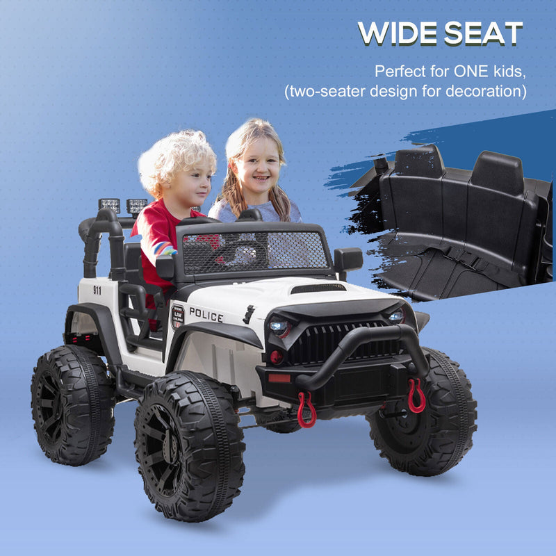 Kids' Electric UTV Truck with Bluetooth Music and Dual Motors
