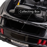 Kids Police SUV Ride-On Car with 2 Speeds, LED Lights, Music, and Parental Control - Black
