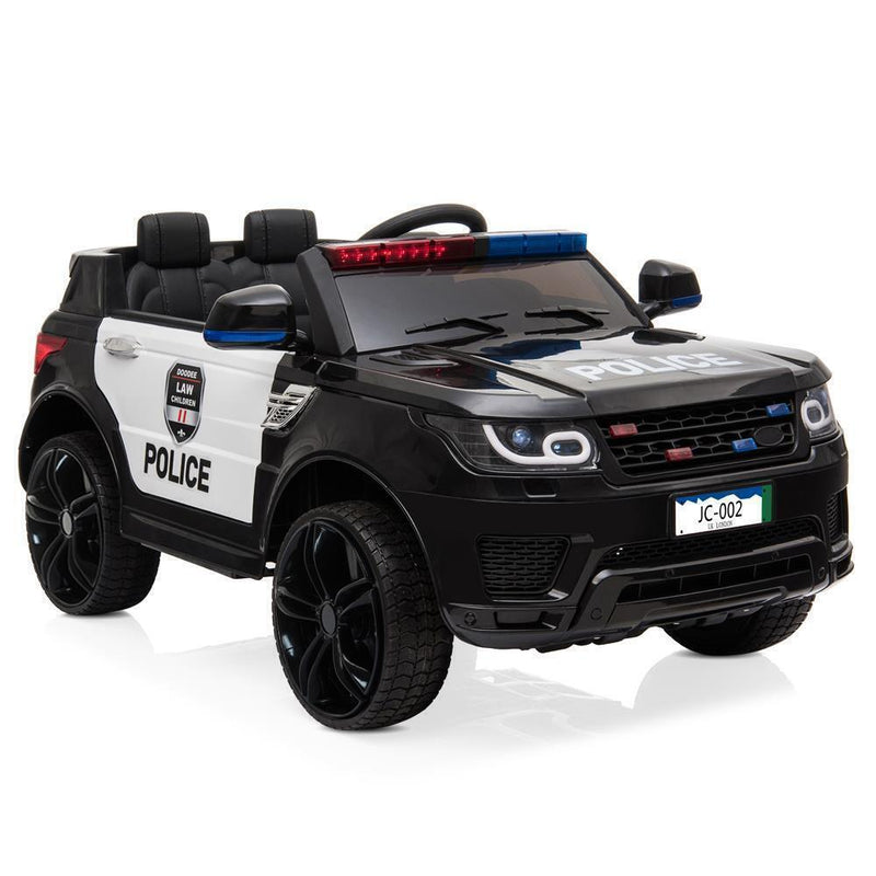 Kids Police SUV Ride-On Car with 3 Speeds, Lights, Music, and Remote Control - Perfect Xmas Gift!