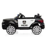 Kids Police SUV Ride-On Car with Remote Control, Flashing Lights, and Music Horn - 12V