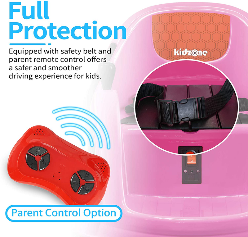 Kidzone DIY 6V Electric Bumper Car with Remote Control - #00-99 Model for Kids