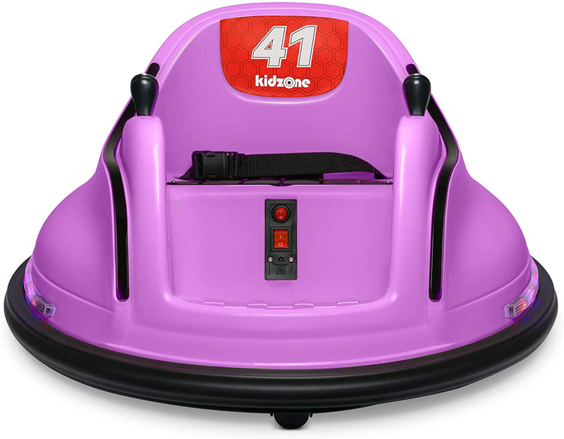 Kidzone DIY Electric Bumper Car for Kids Ages 3-8 with Remote Control - 6V Ride On Toy #00-99
