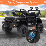 Kimbosmart 12V Electric Kids Ride On Truck Car with Remote Control and MP3 Bluetooth Integration
