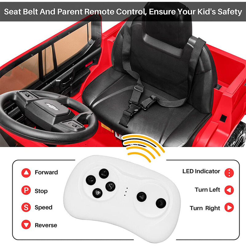 Kimbosmart 12V Kids Electric SUV Truck Ride On Car with 3 Speeds - Perfect Gift for Little Drivers