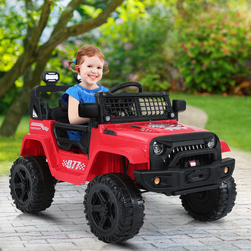 Kimbosmart 12V Kids Ride-On Truck with MP3 and Remote Control