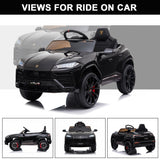 Kimbosmart 12V Licensed Lamborghini Ride On Car with 2 Speeds and Parental Control