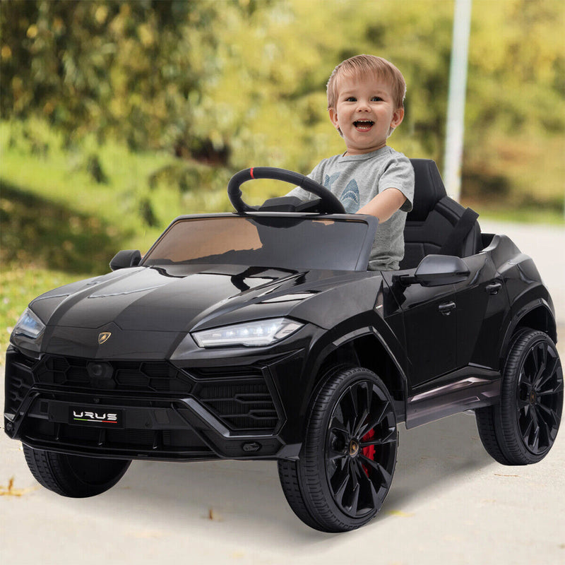 Kimbosmart 12V Licensed Lamborghini Urus Ride On Car with Remote Control and MP3 Player for Kids