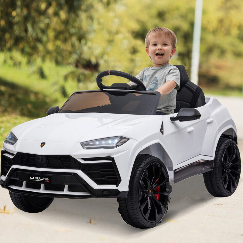 Kimbosmart 12V Licensed Lamborghini Urus Ride On Car with Remote Control and MP3 Player for Kids