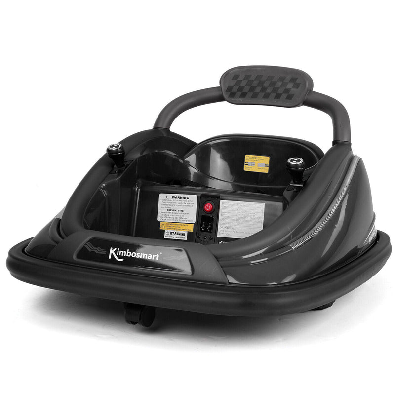 Kimbosmart DIY Electric Bumper Car for Kids with Remote Control - 6V Ride On Toy