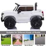 Kimbosmart Kids 12V Chevrolet Silverado Truck Ride-On with Remote Control