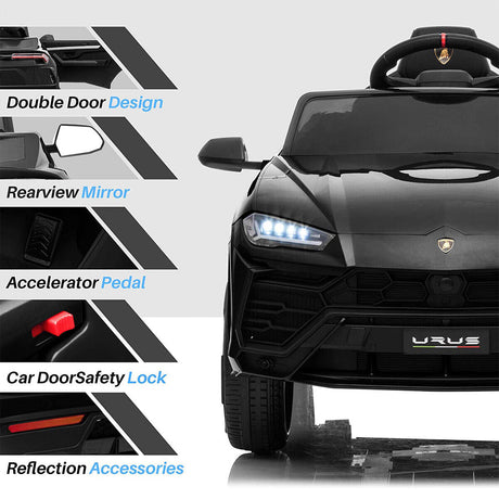 Kimbosmart Lamborghini Urus 12V Kids Electric Ride-On Car with Remote Control