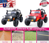 KLOKICK 12V Electric Kids Ride-On Truck with MP3, LED Lights, and Remote Control - 3 Speed Options