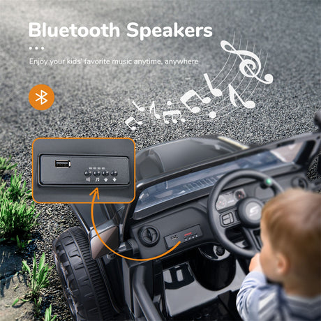 12V Electric Parent-Child Ride On Truck with Remote Control - 2 Seater Kids Car