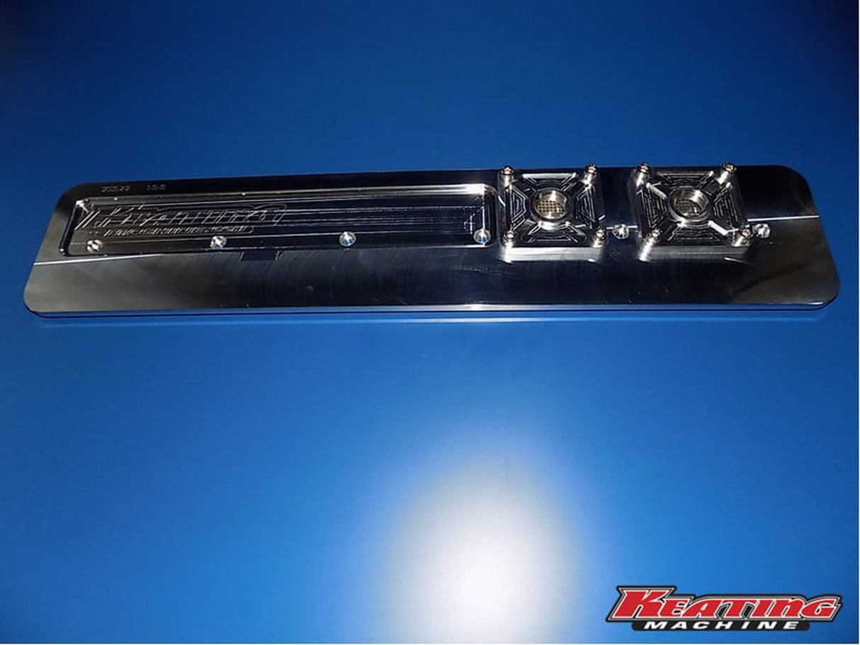 Keating Machine 12 Valve Billet Tappet Cover, 1989-2002 Dodge Ram 5.9L Cummins Keating Machine